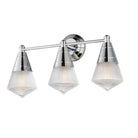 Meuble-lavabo Maxim Lighting 10393PRPC Hargreaves en chrome poli