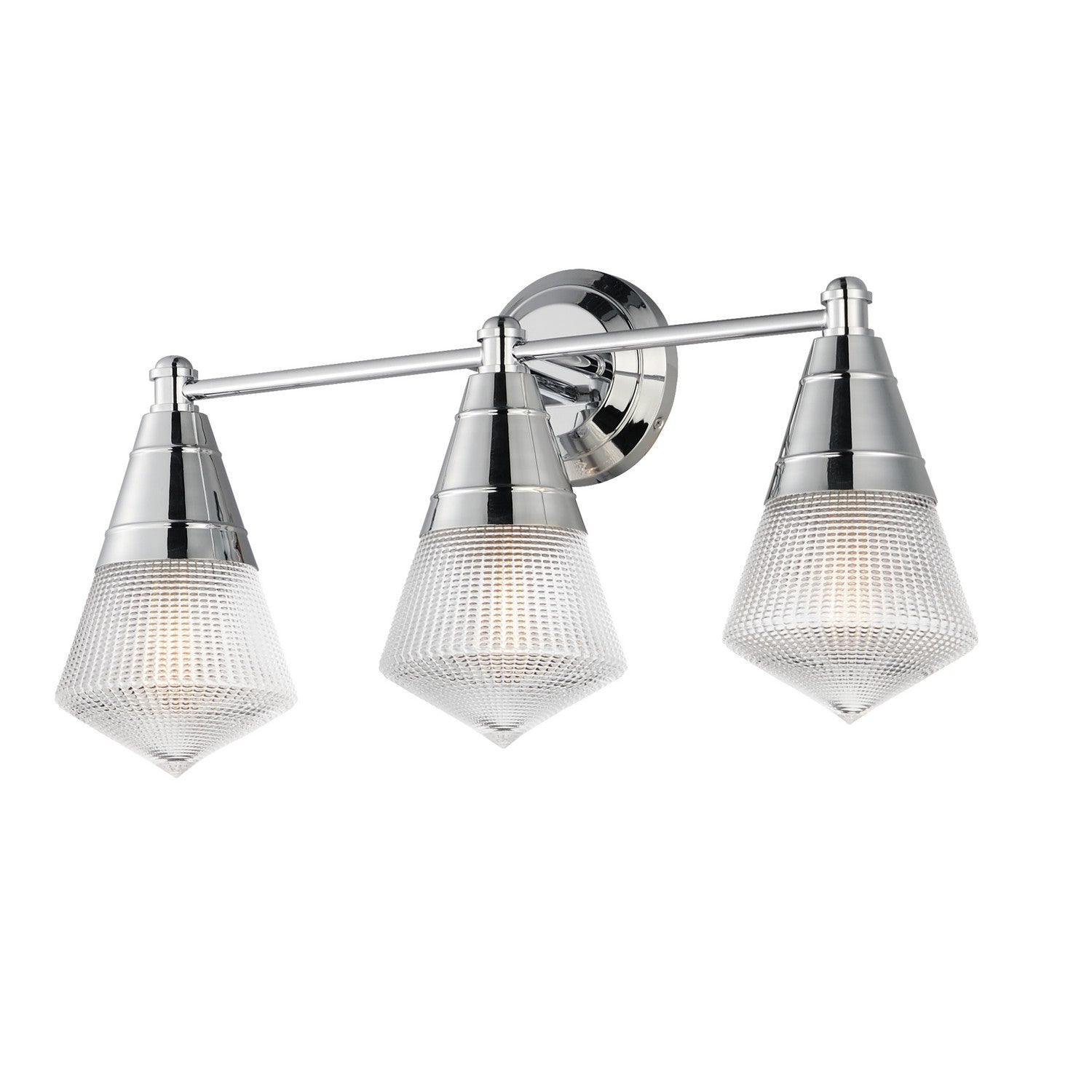 Meuble-lavabo Maxim Lighting 10393PRPC Hargreaves en chrome poli
