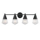 Meuble-lavabo Maxim Lighting 10394PRBK Hargreaves, noir