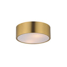 Maxim Lighting 10494WTSBR Tommy Flush Mount in Satin Brass