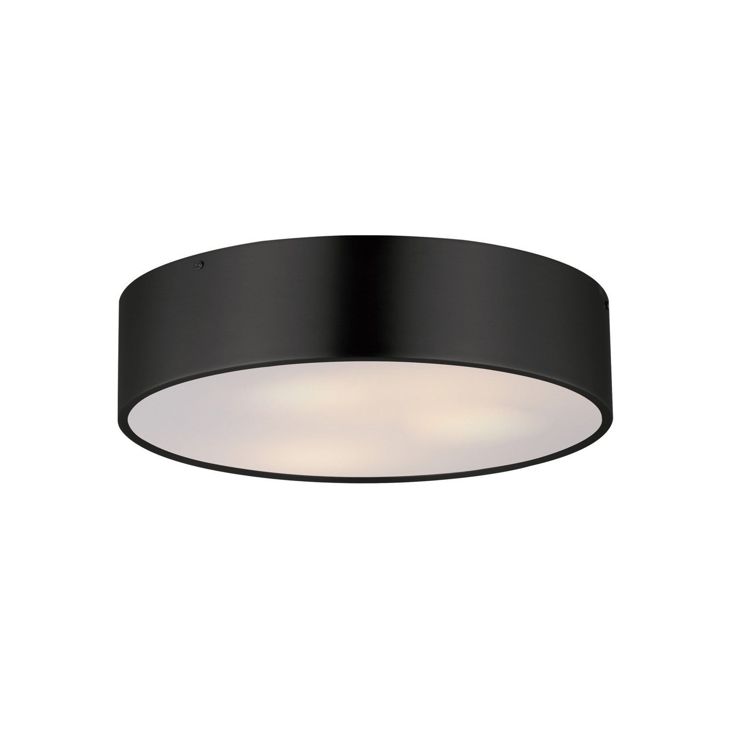 Maxim Lighting 10496WTBK Tommy Flush Mount in Black