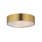 Maxim Lighting 10496WTSBR Tommy Flush Mount in Satin Brass