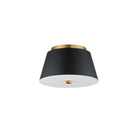 Éclairage Maxim 10710WTBKNAB Miles Plafonnier en noir/naturel Laiton vieilli