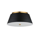 Éclairage Maxim 10719WTBKNAB Miles Plafonnier en noir/naturel Laiton vieilli