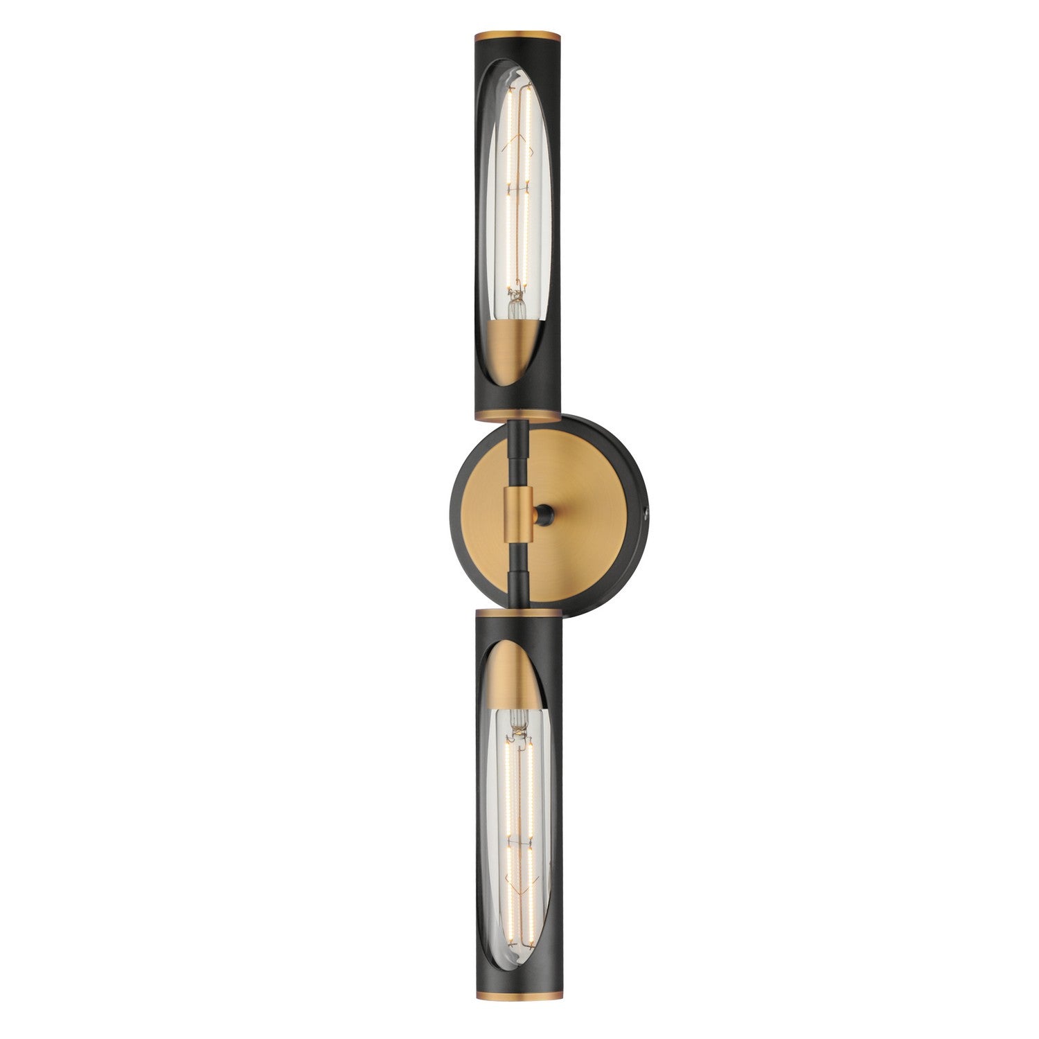 Meuble-lavabo Maxim Lighting 16172CLBKAB Regent, noir/laiton antique
