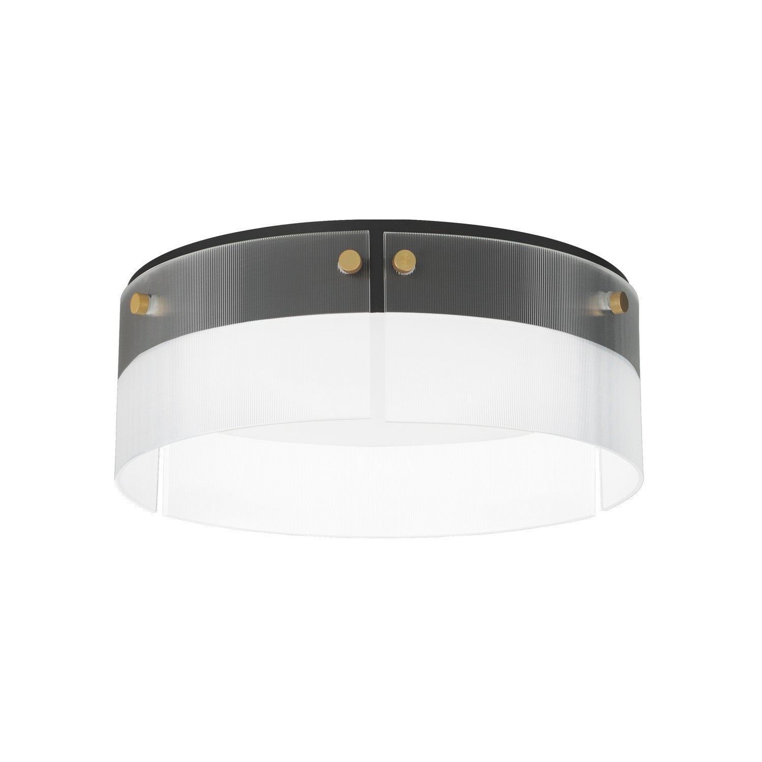 Éclairage Maxim 21190CRBKNAB Spectre Plafonnier en noir/naturel Laiton vieilli