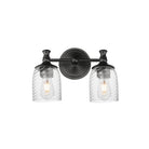 Maxim Lighting 21352CRBK Swirl Wall Sconce in Black