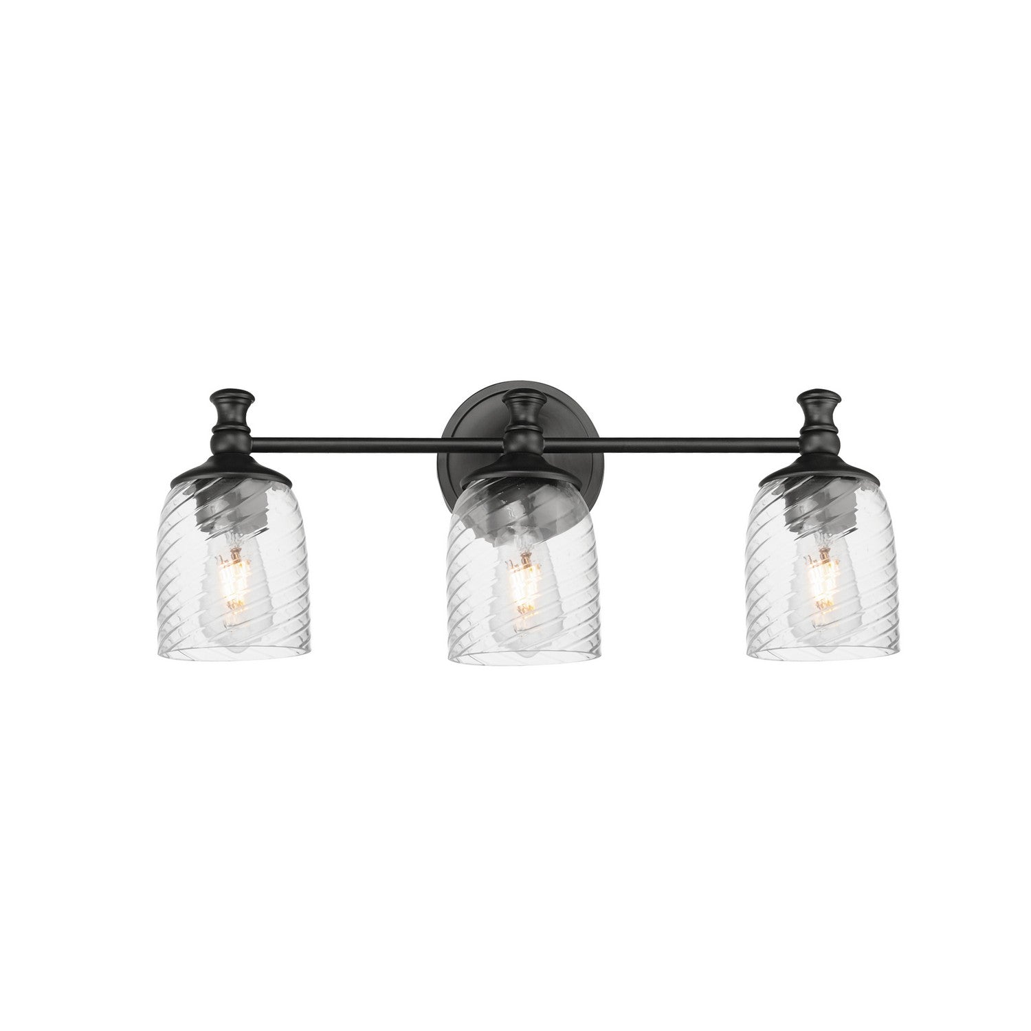 Maxim Lighting 21353CRBK Swirl Bath Vanity in Black