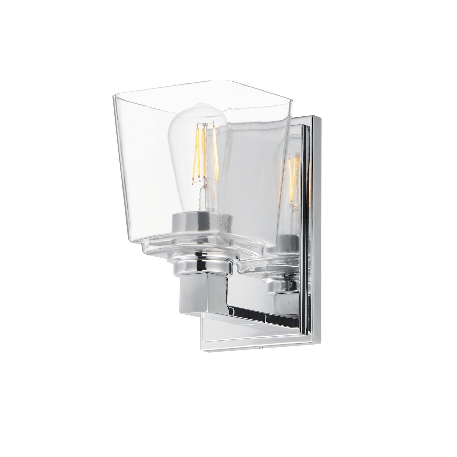 Maxim Lighting 21381CLPC Cubos Wall Sconce in Polished Chrome