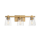Maxim Lighting 21383CLNAB Cubos Bath Vanity in Natural Aged Brass