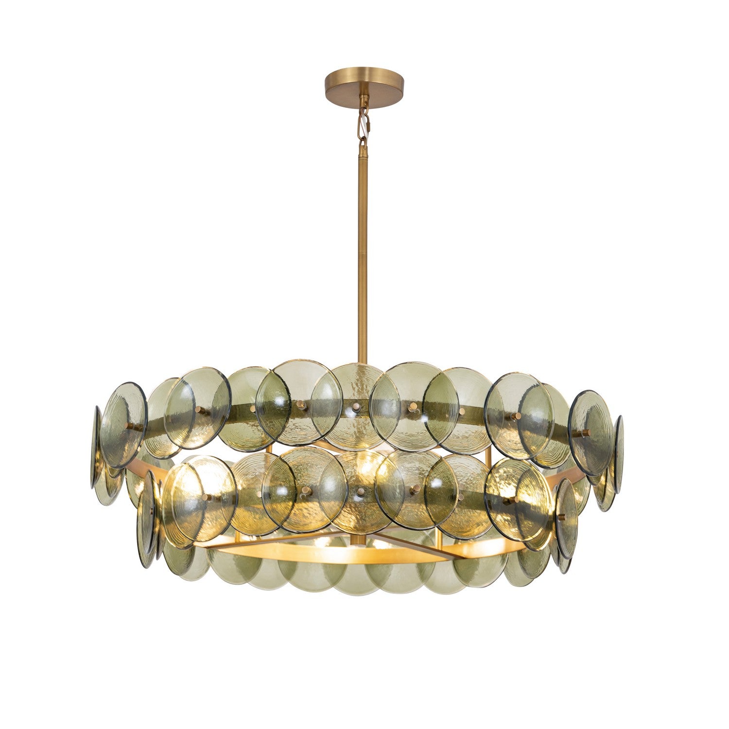 Maxim - 21823AMGM - Four Light Chandelier - Loren - Gunmetal