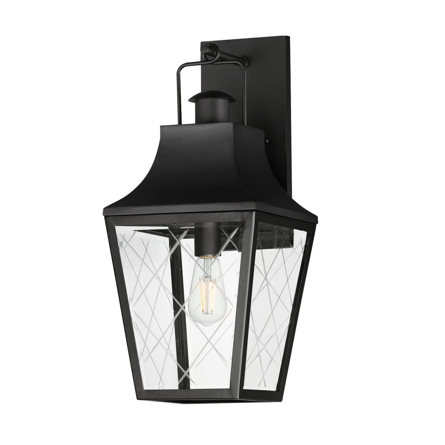 Maxim Lighting 30363CLBK Storybook Outdoor Wall Sconce in Black