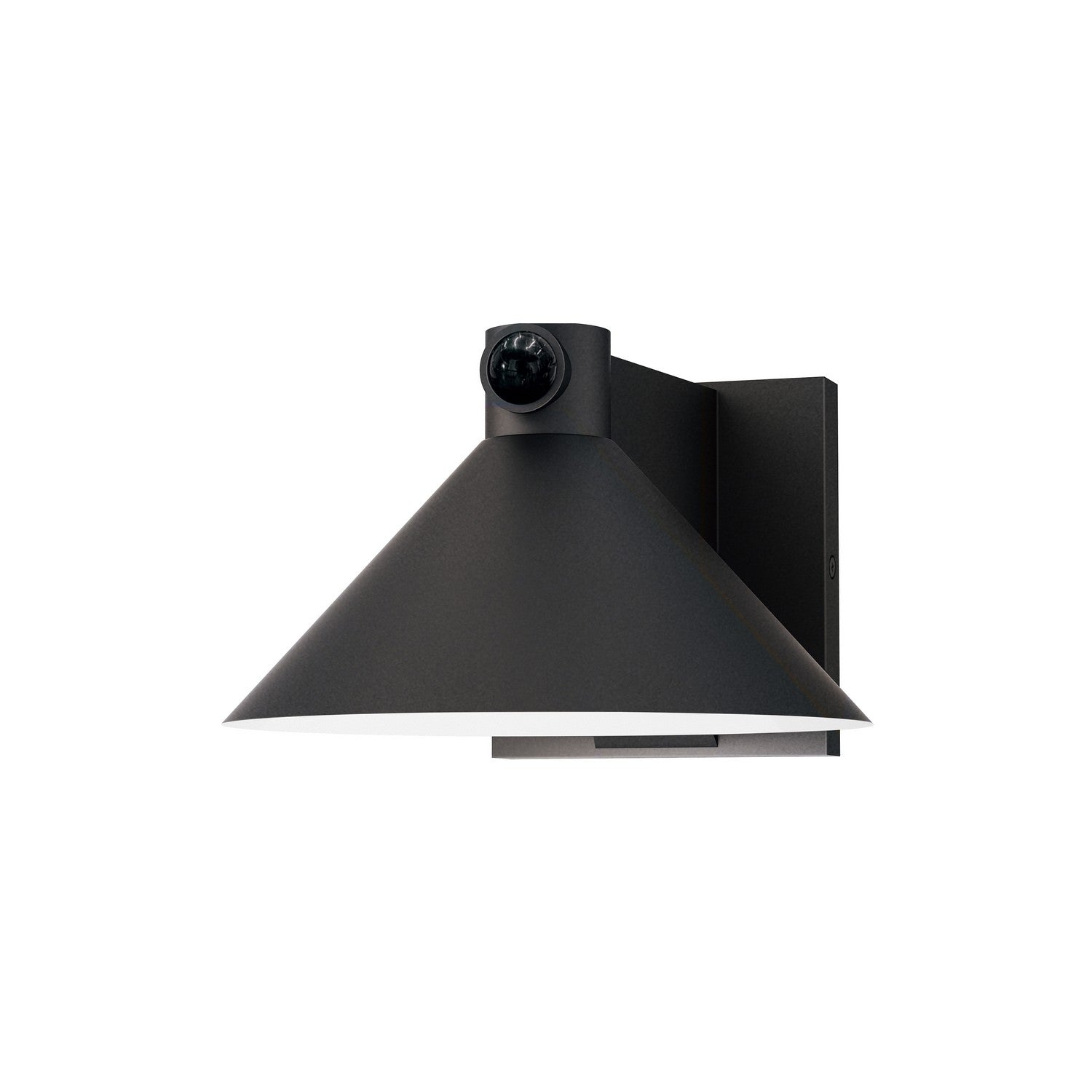 Maxim Lighting 86141BK/MSP Conoid LED Outdoor Wall Sconce W/ Dusk Dawn in Black
