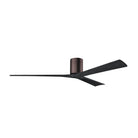 Matthews Fan Company - IR3H-BB-BK-72 - 72"Ceiling Fan - Irene-3H - Brushed Bronze