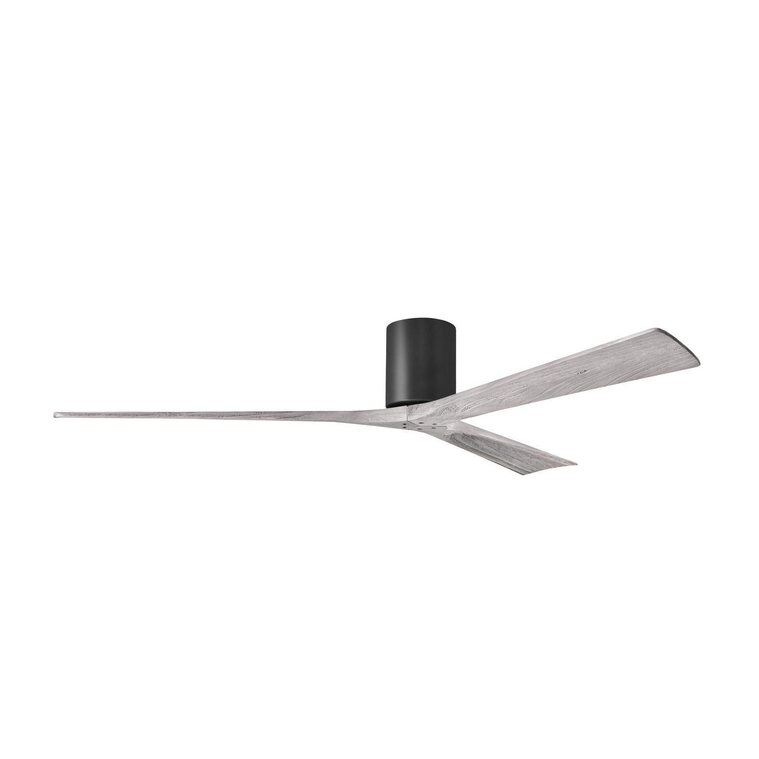 Matthews Fan Company - IR3H-BK-BW-72 - 72"Ceiling Fan - Irene-3H - Matte Black