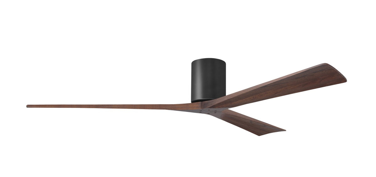 Matthews Fan Company - IR3H-BK-WA-72 - 72"Ceiling Fan - Irene-3H - Matte Black