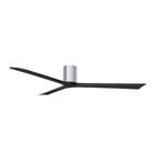 Matthews Fan Company - IR3H-BN-BK-72 - 72"Ceiling Fan - Irene-3H - Brushed Nickel