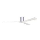 Matthews Fan Company - IR3H-BN-MWH-72 - 72"Ceiling Fan - Irene-3H - Brushed Nickel