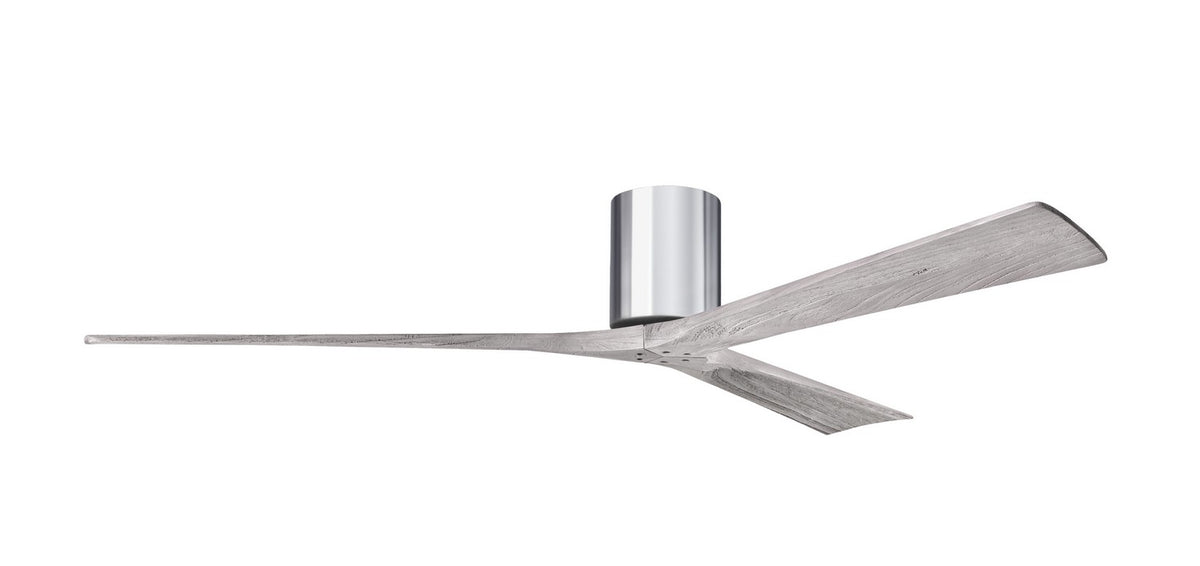 Matthews Fan Company - IR3H-CR-BW-72 - 72"Ceiling Fan - Irene-3H - Polished Chrome