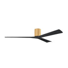 Matthews Fan Company - IR3H-LM-BK-72 - 72"Ceiling Fan - Irene-3H - Light Maple