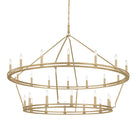 Troy Lighting Canada - F6245-CPL - 28 lampes Suspendu - Sutton - Feuille de Champagne