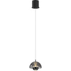 PageOne - PP121931-BKC/SM - LED Pendant - Andoria - Black Chrome