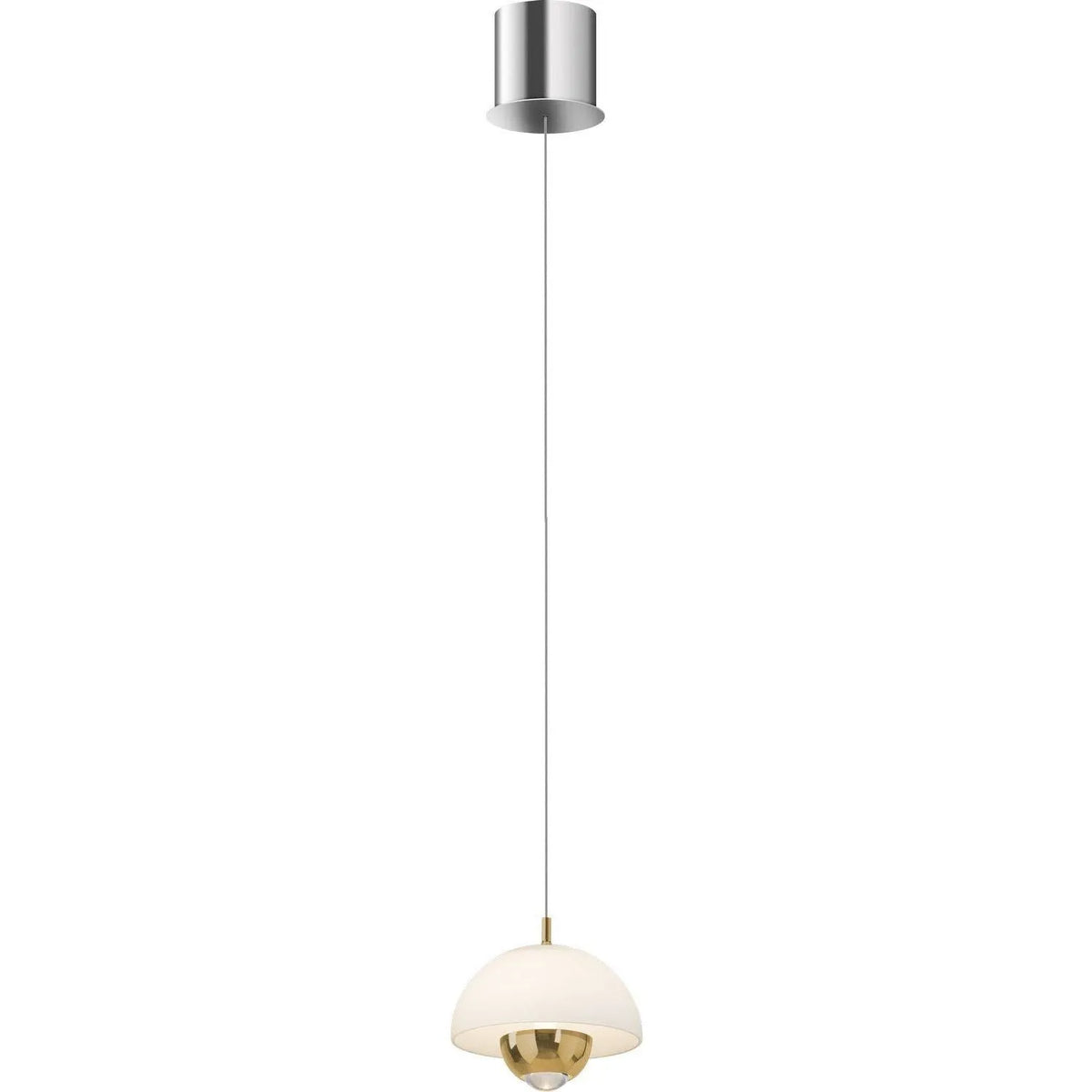 PageOne - PP121931-PB/FW - LED Pendant - Andoria - Polished Brass