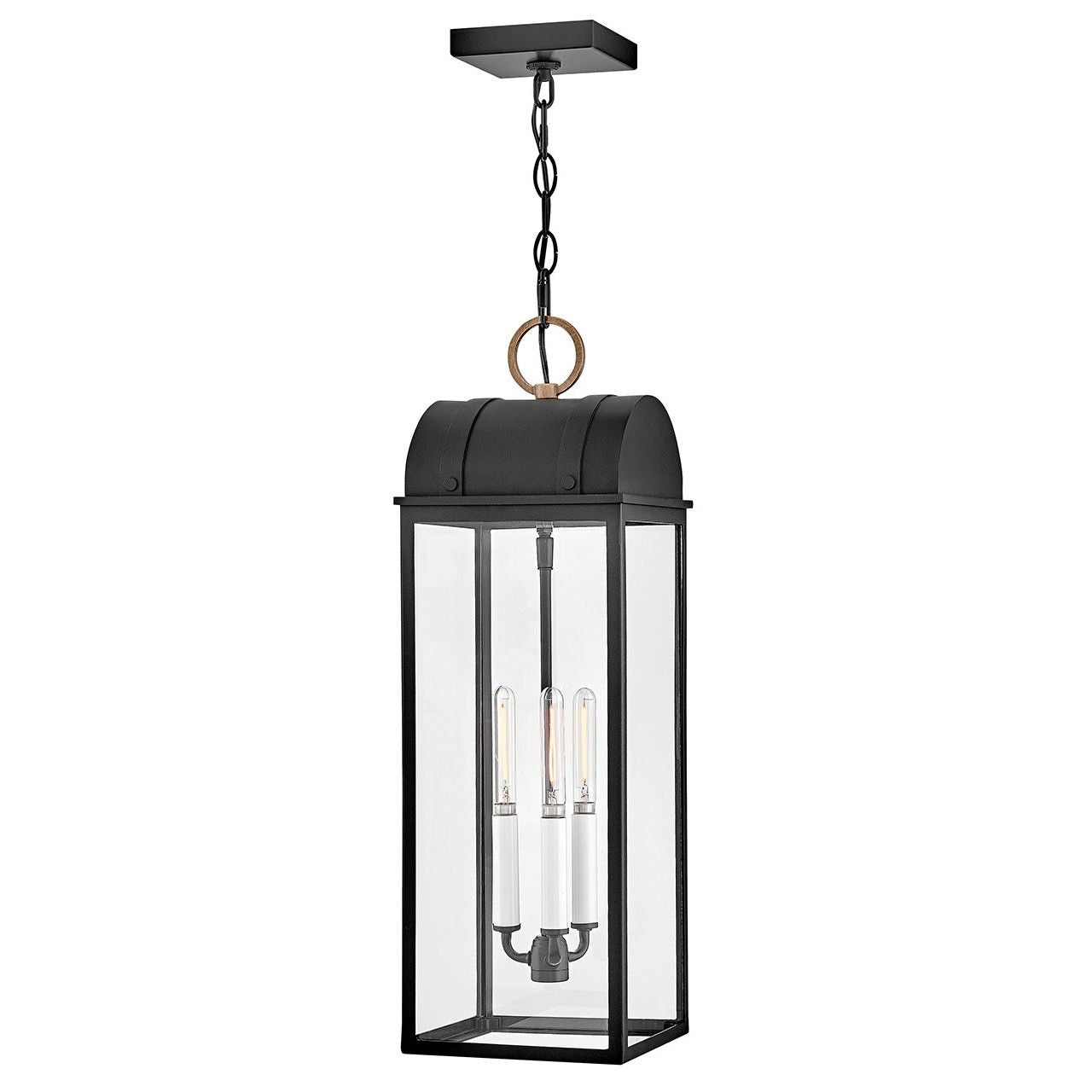 Hinkley Canada - 10662BK-BU - LED Hanging Lantern - Campbell - Black