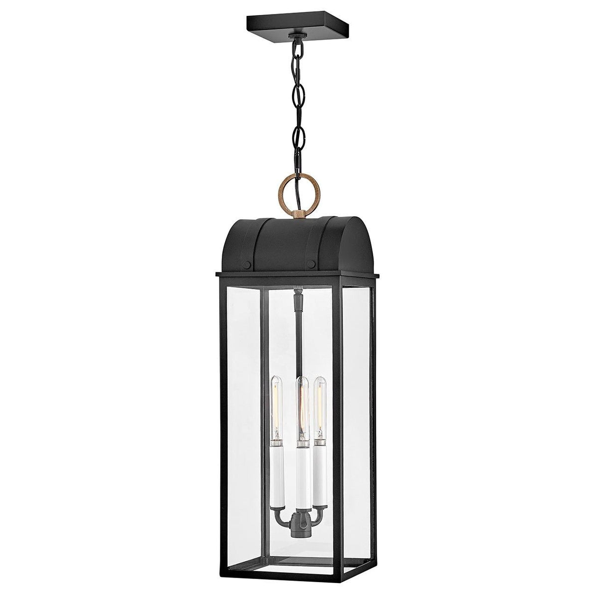 Hinkley Canada - 10662BK-BU - LED Hanging Lantern - Campbell - Black