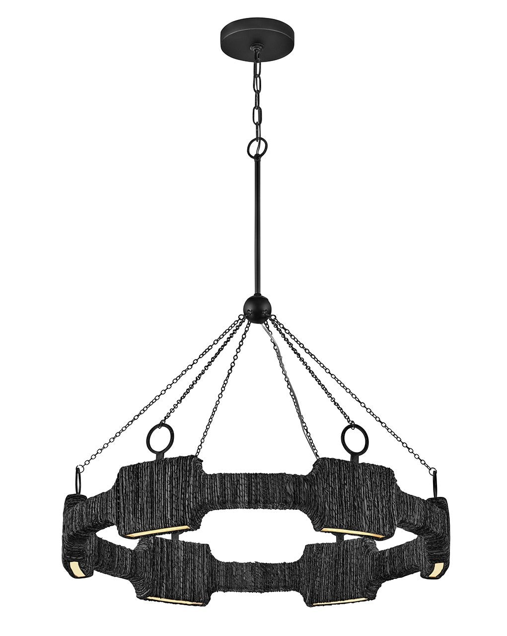 Hinkley Canada - 34106CBK - LED Chandelier - Raffi - Carbon Black