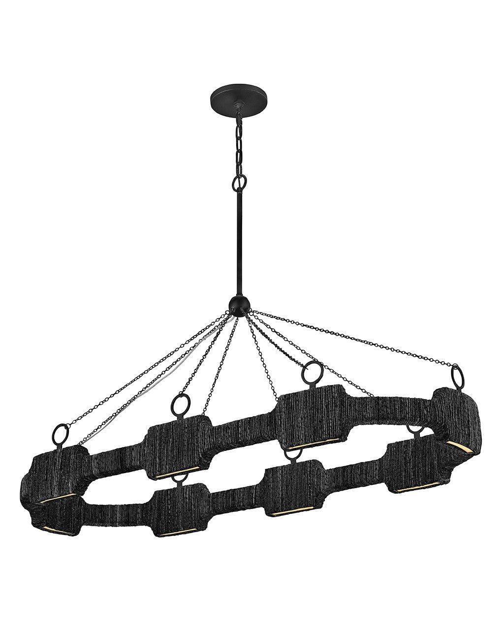 Hinkley Canada - 34107CBK - LED Linear Pendant - Raffi - Carbon Black