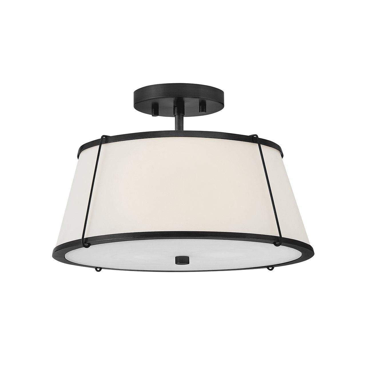 Hinkley Canada - 4893BK - LED Semi-Flush Mount - Clarke - Black