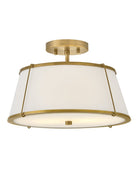 Hinkley Canada - 4893LDB-OW - LED Semi-Flush Mount - Clarke - Lacquered Dark Brass