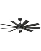 Hinkley Canada - 904260FBB-LWD - Plafond de 60 pouces Ventilateur  - Turbine - Noir mat