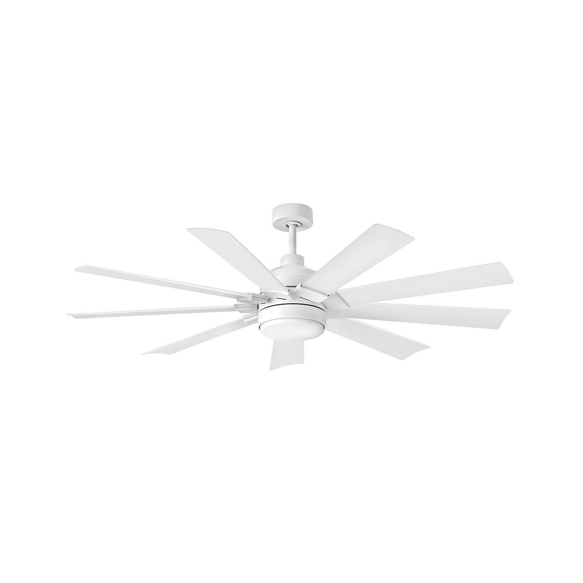 Hinkley Canada - 904260FWW-LWD - Plafond de 60 pouces Ventilateur  - Turbine - Blanc craie