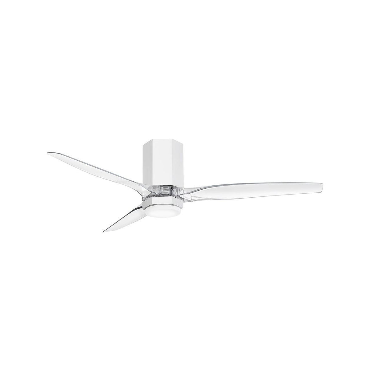 Hinkley Canada - 905852FWC-LDD - Plafond de 52 pouces Ventilateur  - Facette - Blanc mat