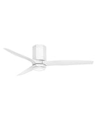 Hinkley Canada - 905852FWW-LDD - Plafond de 52 pouces Ventilateur  - Facette - Blanc mat