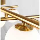 Artcraft Canada - AC11975BR - Five Light Semi-Flush Mount - Modena - Plated Brushed Brass