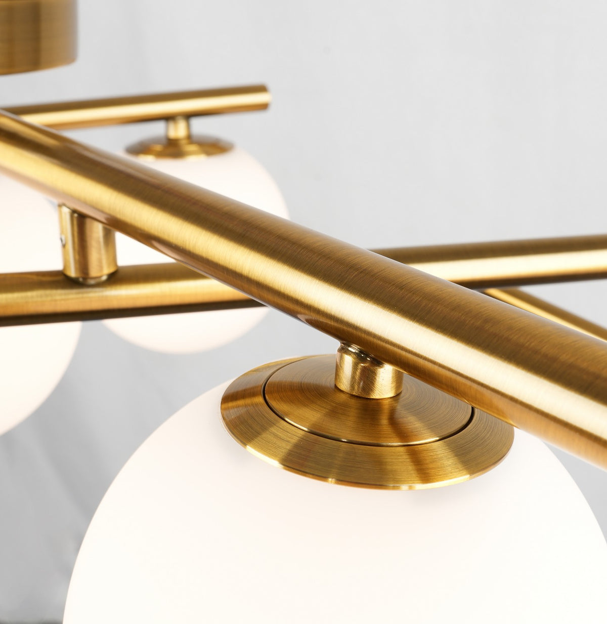 Artcraft Canada - AC11975BR - Five Light Semi-Flush Mount - Modena - Plated Brushed Brass