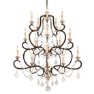 Troy Lighting Canada - F3517-PZ/DG - 15 lampes Suspendu - Bordeaux - Bronze parisien