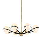 Troy Lighting Canada - F5304-TBZ/BBA - Eight Light Chandelier - Ace - Textured Bronze Brushed Brass