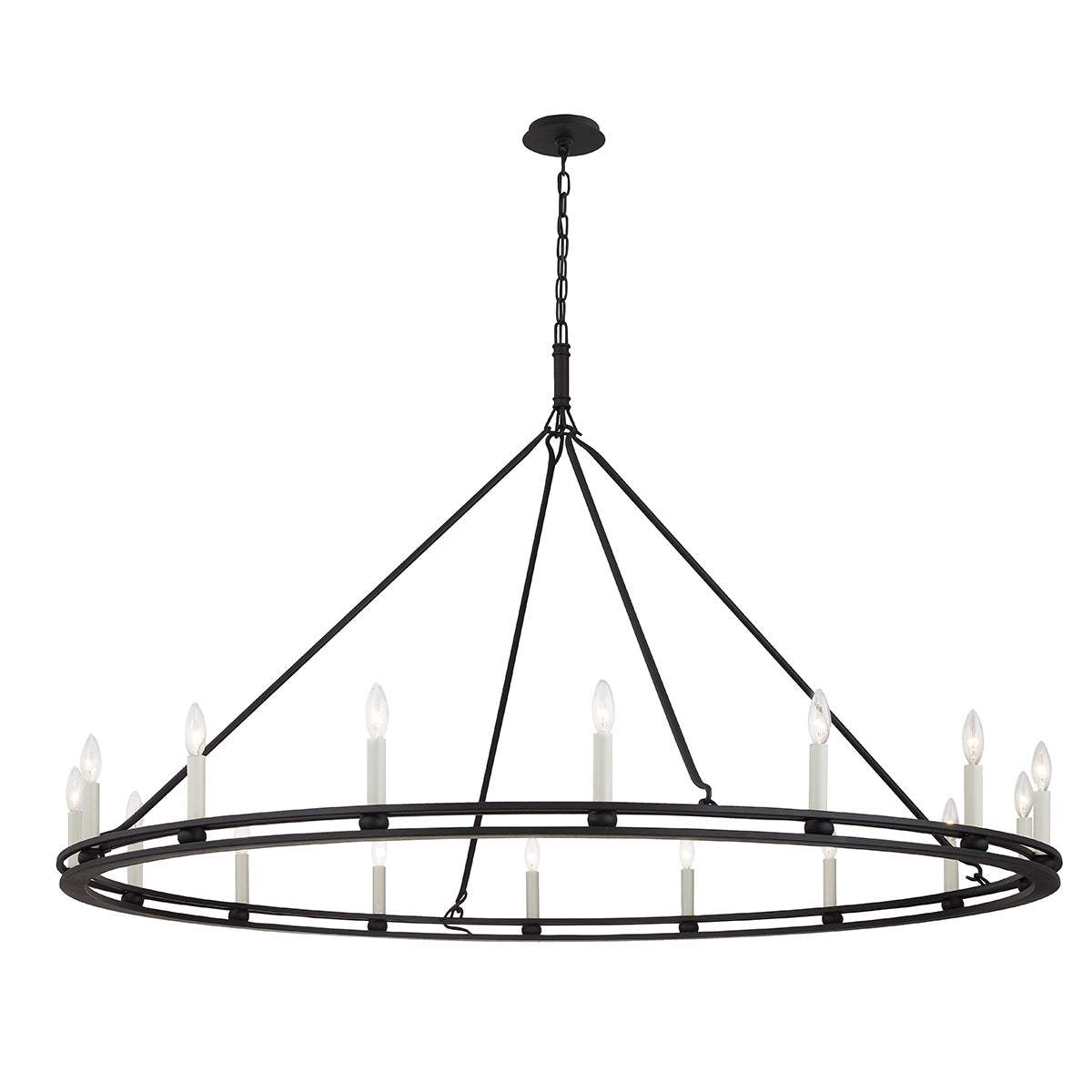 Troy Lighting Canada - F6234-TBK - 16 lampes Suspendu - Sutton - Noir texturé