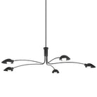 Troy Lighting Canada - F7815-SBK - Cinq lampes Suspendu - Leo - Noir doux