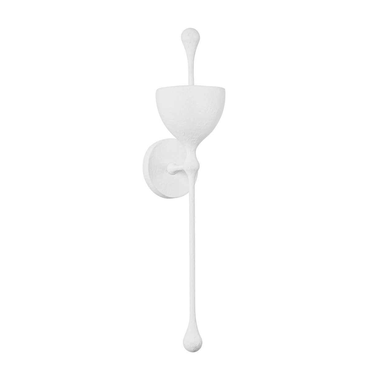 Corbett Lighting 368-01-GSW Antalya LED Wall Sconce in Gesso White