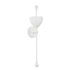 Corbett Lighting 368-01-GSW Antalya LED Wall Sconce in Gesso White