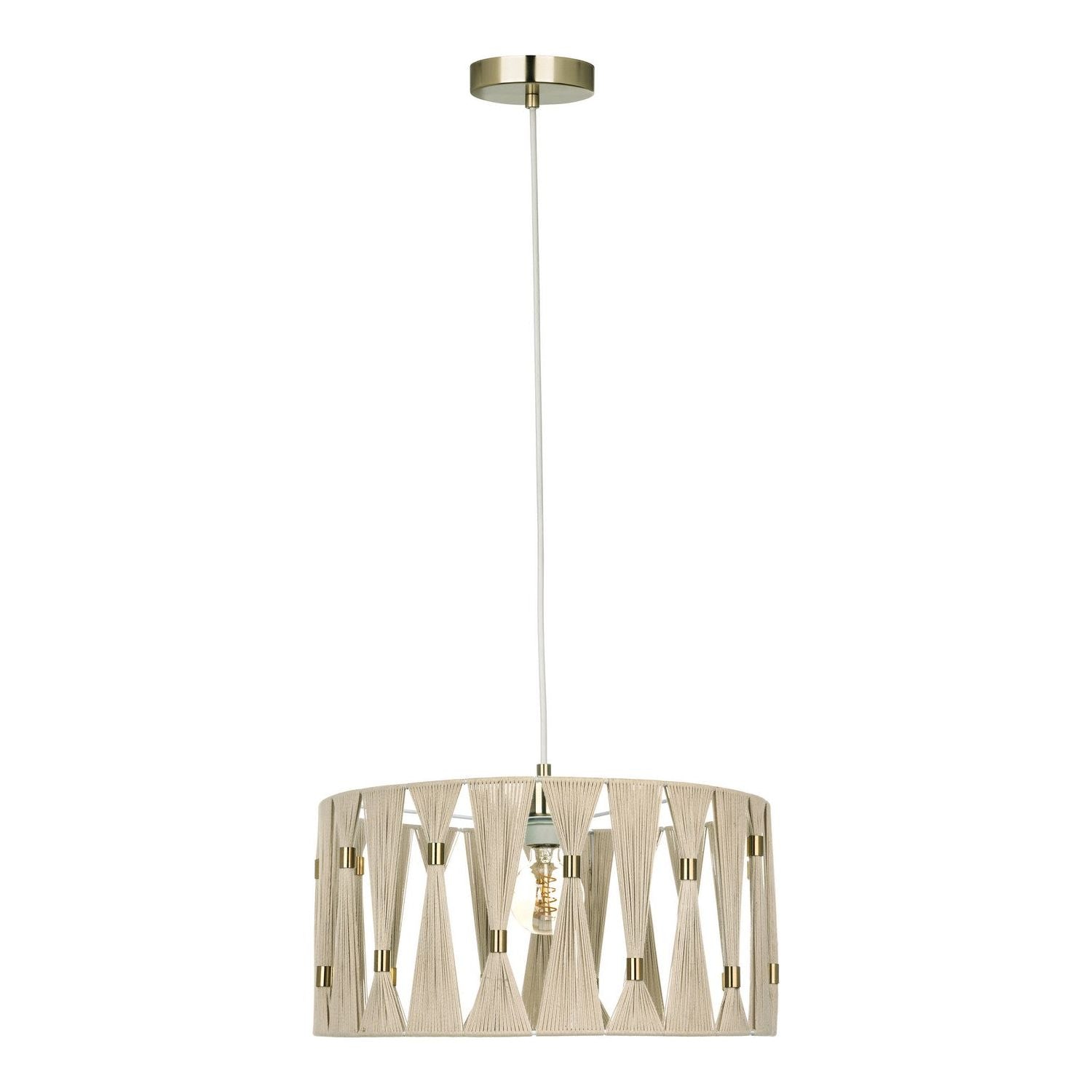 Eglo Canada - 205817A - One Light Suspension - Macclenny - Brushed Brass