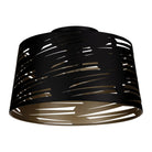 Eglo Canada - 206306A - One Light Flush Mount - Akers Mill - Black