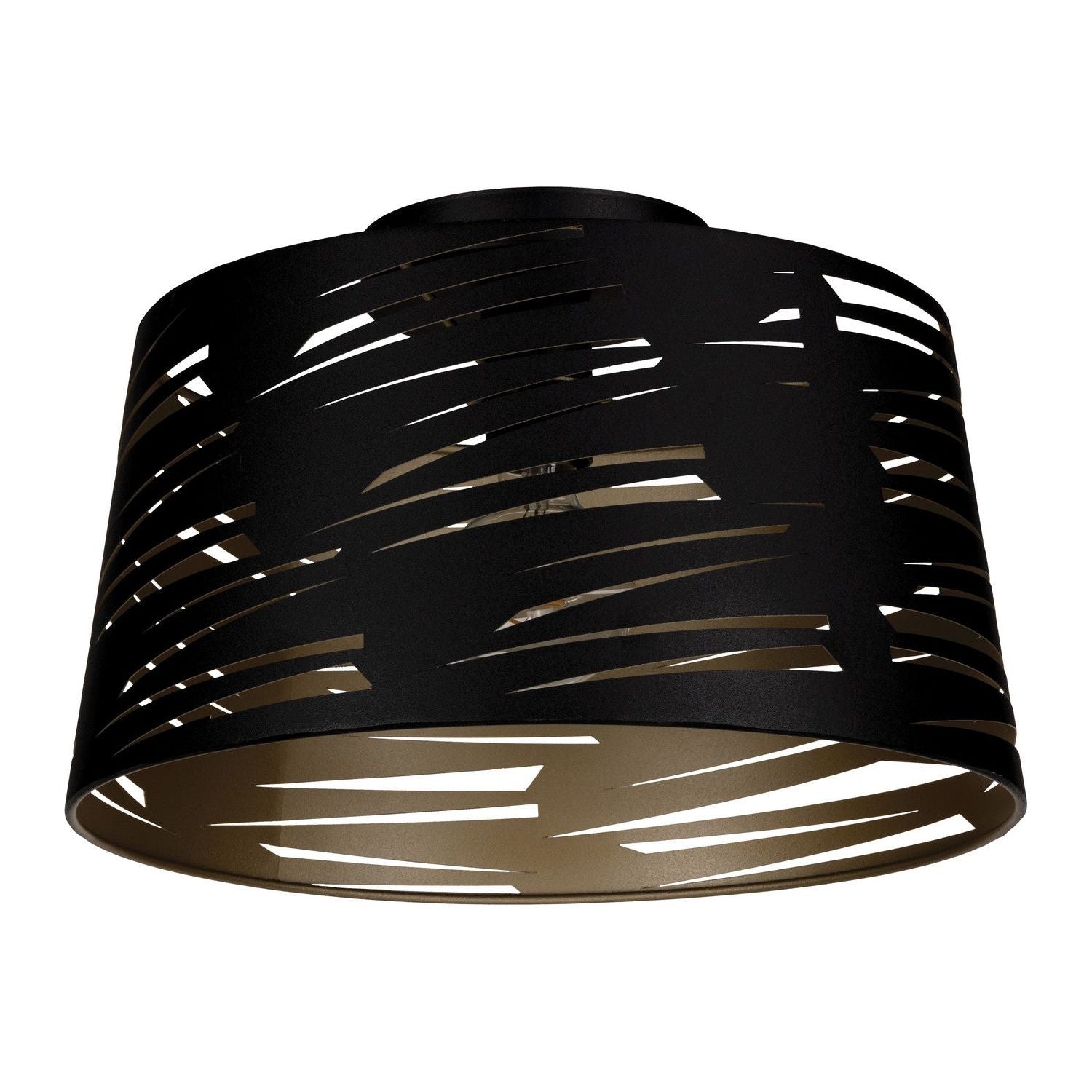 Eglo Canada - 206306A - One Light Flush Mount - Akers Mill - Black