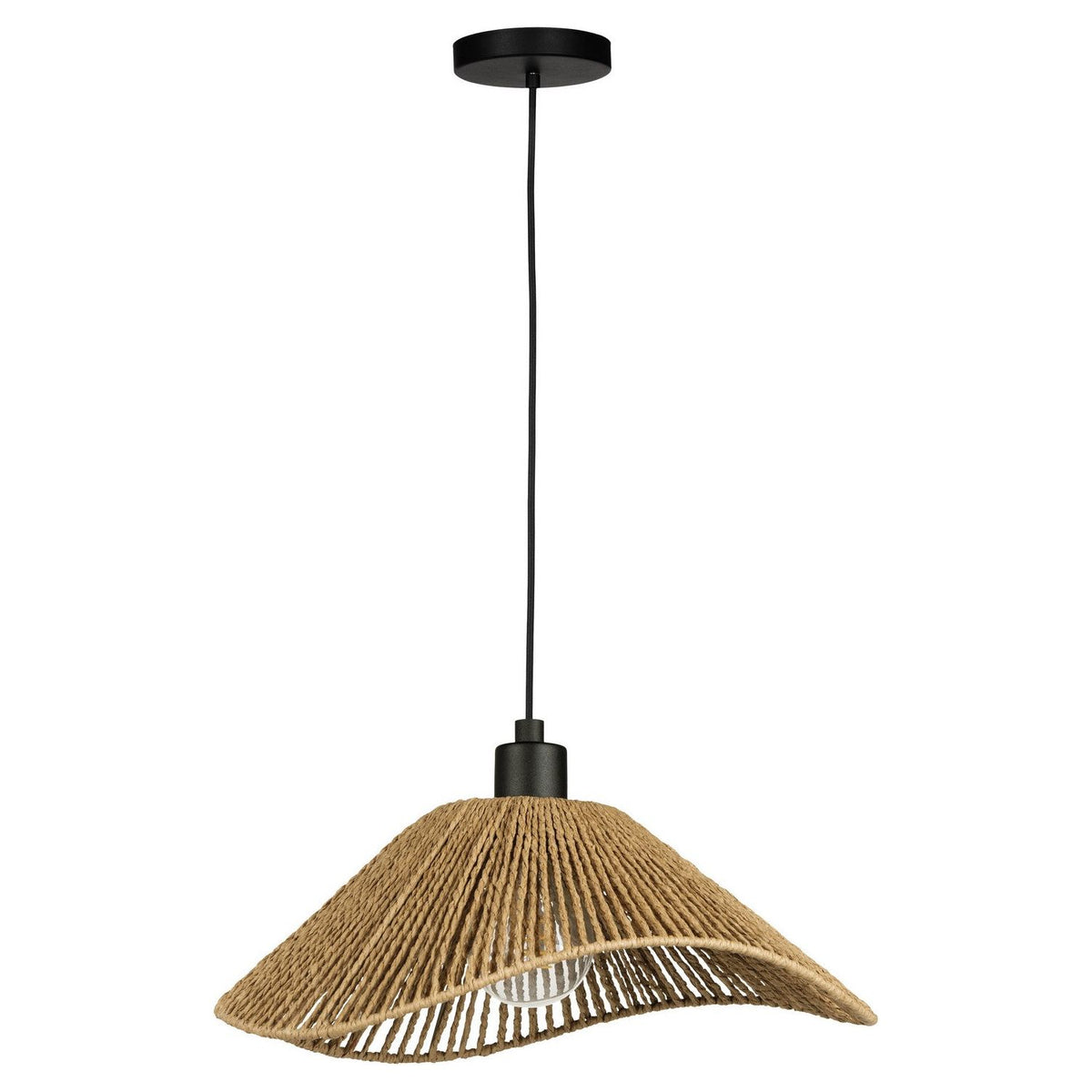 Eglo Canada - 206322A - One Light Suspension - Lavister - Black