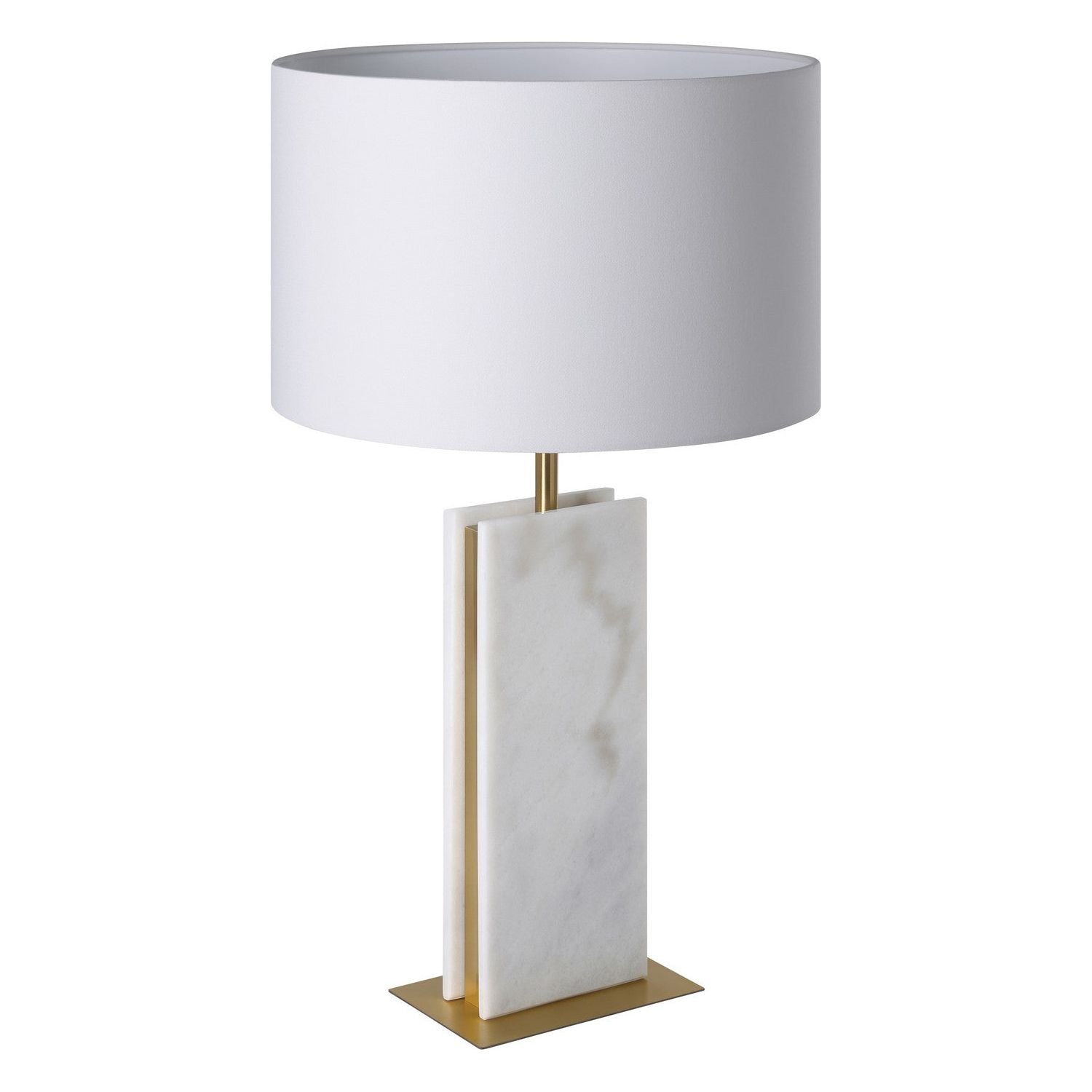 Eglo Canada - 206323A - One Light Table Lamp - Belesar - Travertine & Matte Nickel